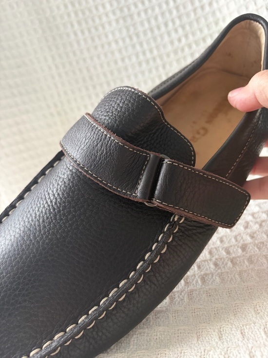 Aston Grey Classic Men’s Dark Brown Leather Driving Loafers Size 13 main image 12